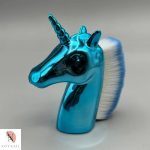 براش ناخن یونیکورن آبی