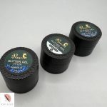 گلیتر ژل دیزاین بسیار زیبا برای اجرای کاشت های روسی و طرح های آمبره روسی
