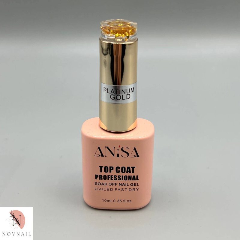 تاپ ژل شاین آنیسا طلاکوب ANISA - تصویر 4