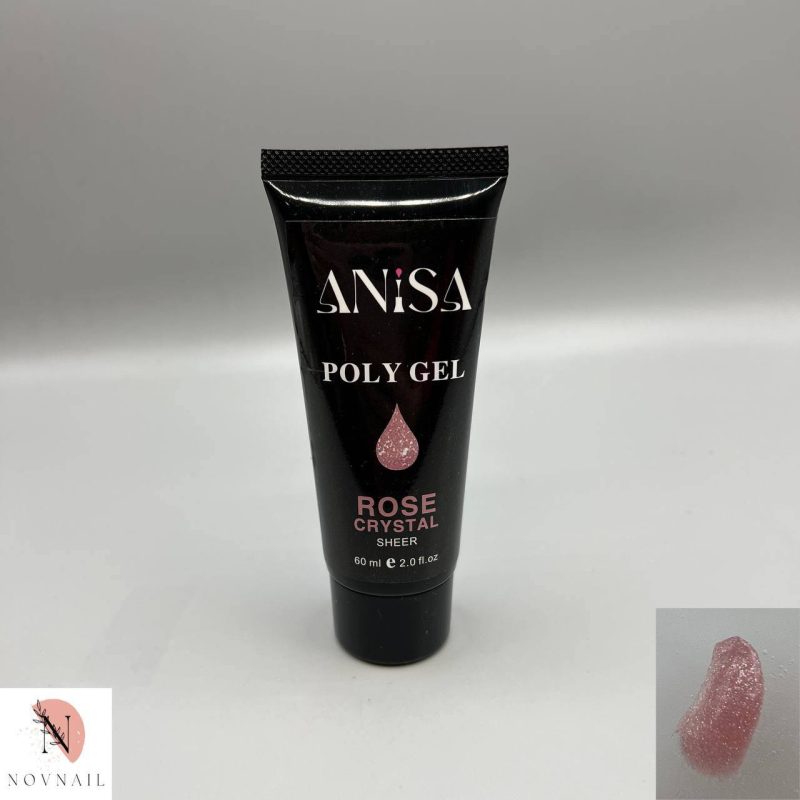 پلی ژل آنیسا 60میل صورتی شاین دار ANISA - تصویر 2