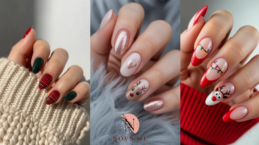 مدل ناخن کریسمس