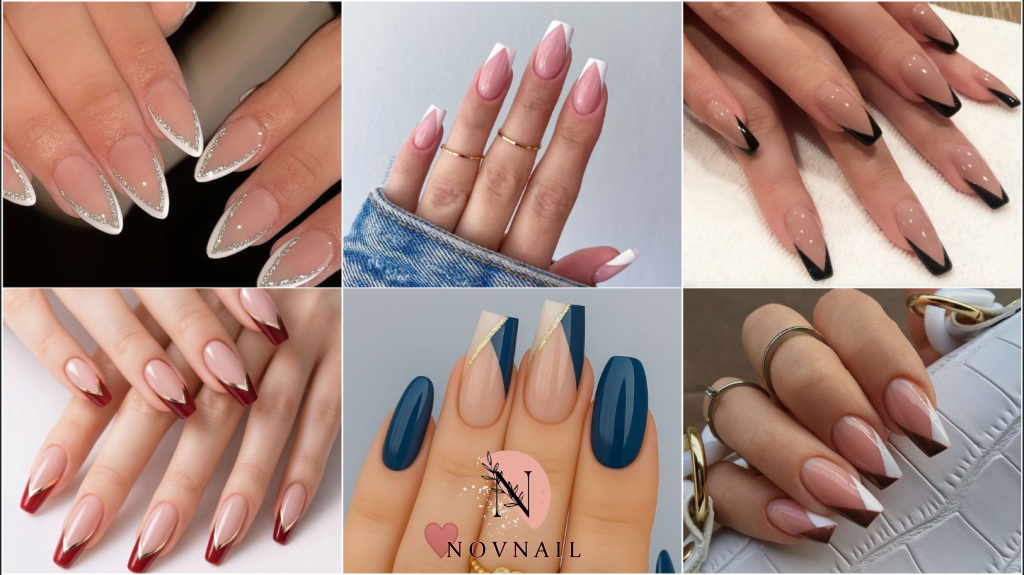 مدل ناخن فرنچ هشتی